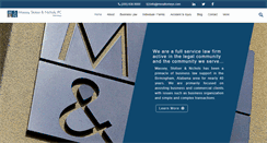 Desktop Screenshot of msnattorneys.com